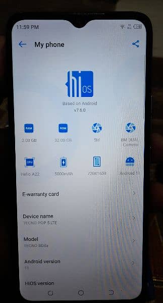 Tecno POP 5 LTE  2/32 11
