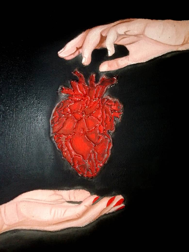 Heart & Hand painting 2