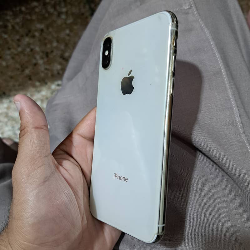 I phone x silver 64GB PTA proved 2