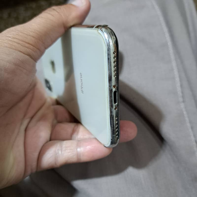 I phone x silver 64GB PTA proved 3