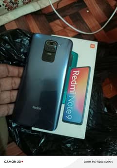 redmi note 9 with box glass crack