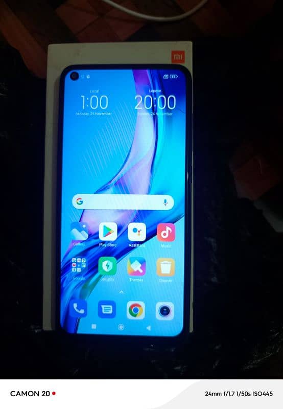 redmi note 9 with box glass crack 8