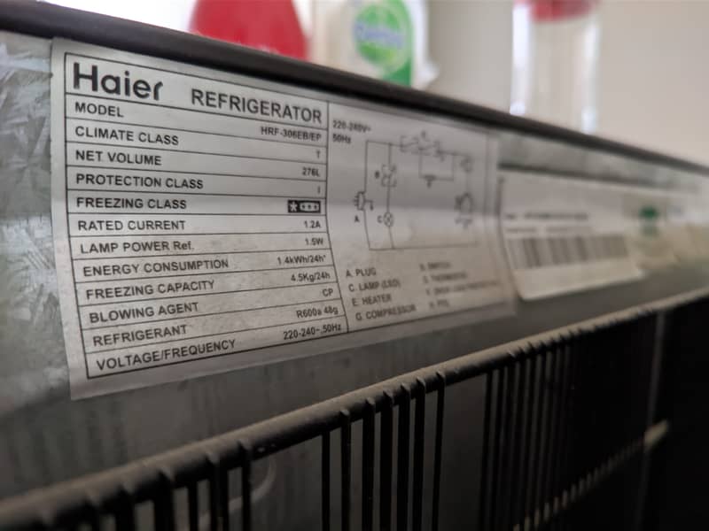 Haier HRF 306 EBR in mint condition 3