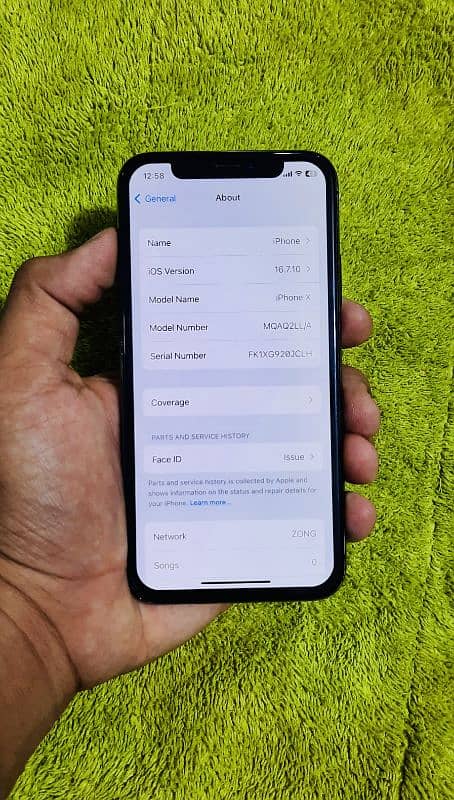 IPhone X 64GB PTA Approved 8