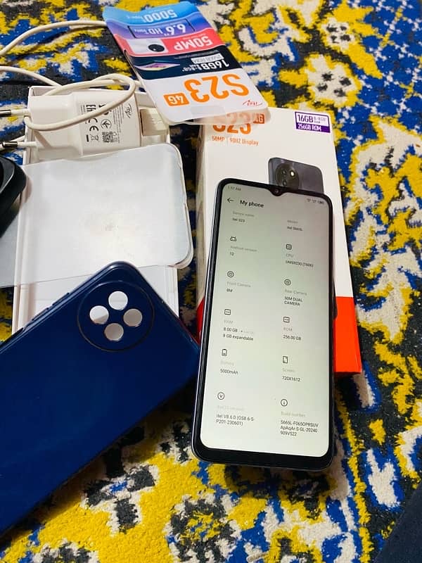 itel s23 16/256gb complete box pta official approved 8