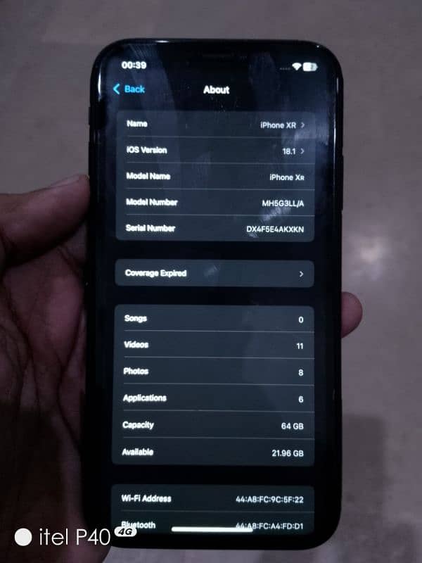 Iphone XR 64GB Non PTA 6