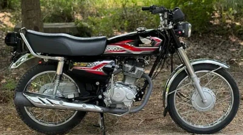 Honda CG 125 black clr 2024 model number lga hai 3