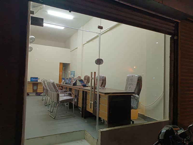 Office Glass Door + Other Side Glass 1