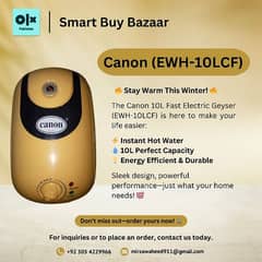 Canon 10L Fast Electric Geyser EWH-10LCF