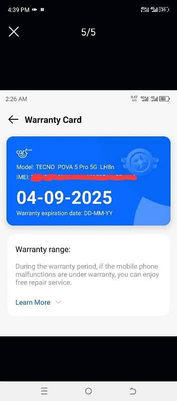 Tecno pova 5 pro vvip coundition 7