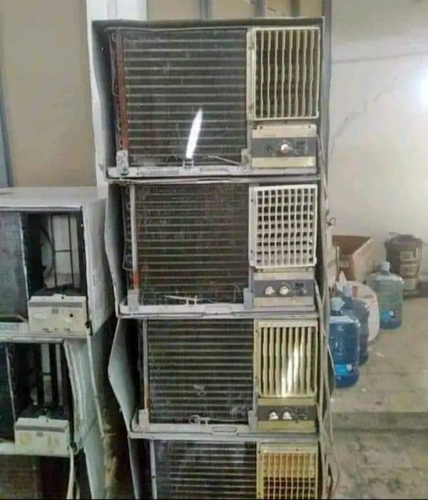 Ghar Bethy sell karen best offer me old split ac window ac 0