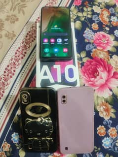 samsung A10 2/32 with box charger