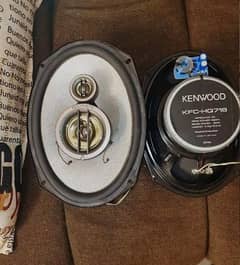 ORIGINAL KENWOOD 718 SPEAKERS { SOUND SYSTEM AMPLIFIER WOOFER }