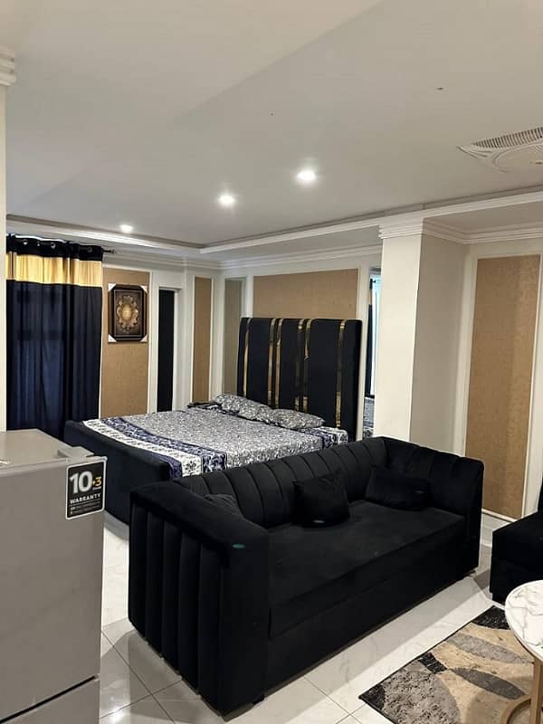 1 Bed Furnished Apartment Available For Rent In Ghaznavi Block Bahria Town Lahore 1