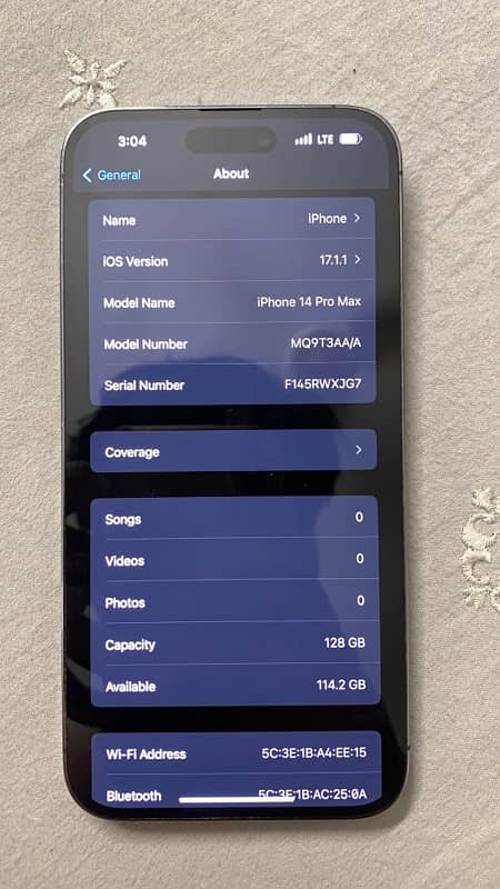 iphone 14 pro max 128gb dual sim pta approved 10