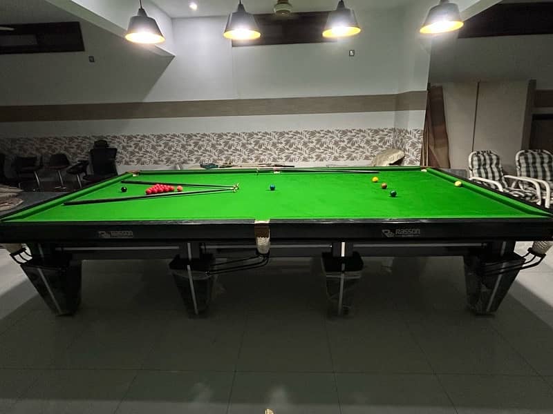 Rassson Snooker table , (  6X12  ) All billards 1