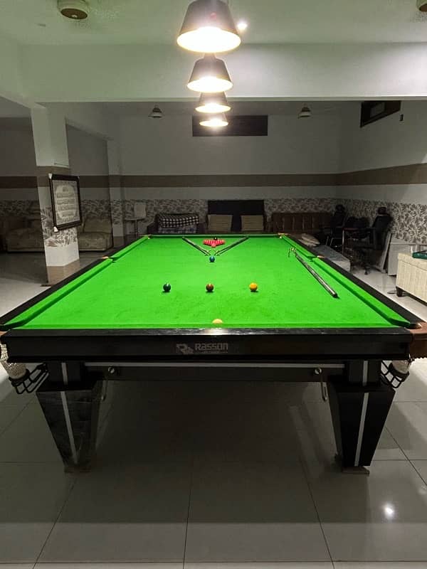 Rassson Snooker table , (  6X12  ) All billards 2