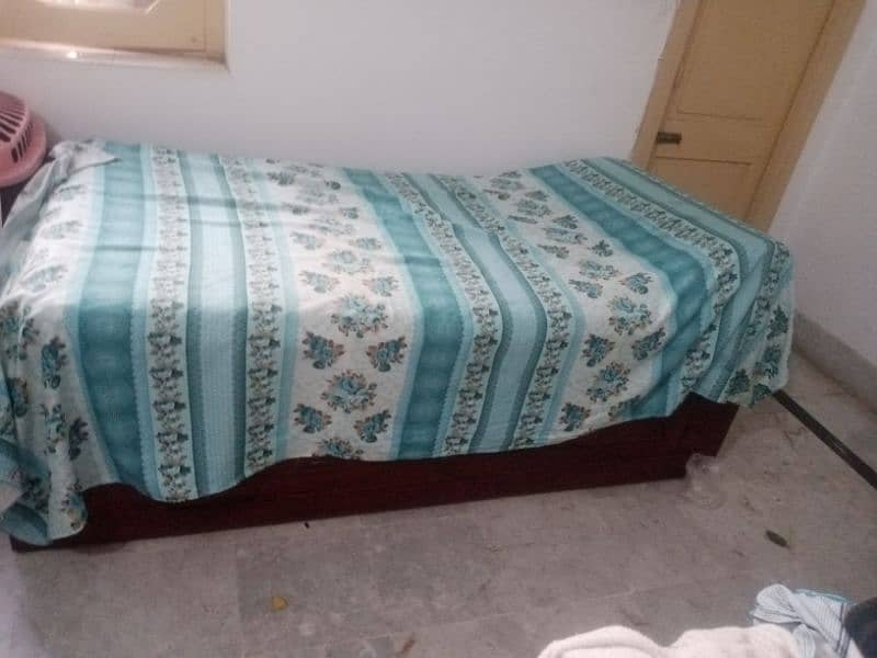 storage bed for sale 2 single beds with matress 0