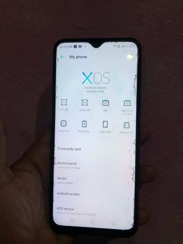 infinix hot 11 play 4/64 2