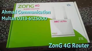 ZonG 4G Bolt Ultra Router All Sim Support Device.