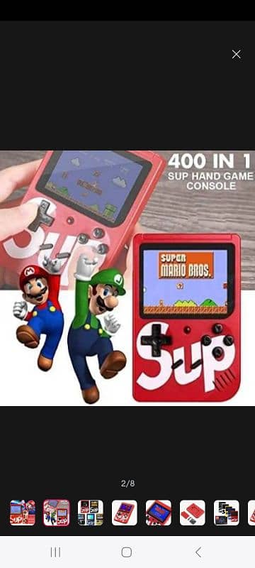 SUP game 400 in 1 retro games rechargeable 5