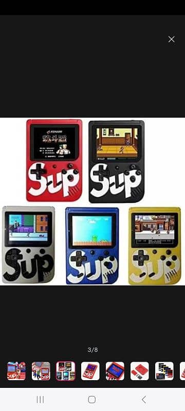 SUP game 400 in 1 retro games rechargeable 6