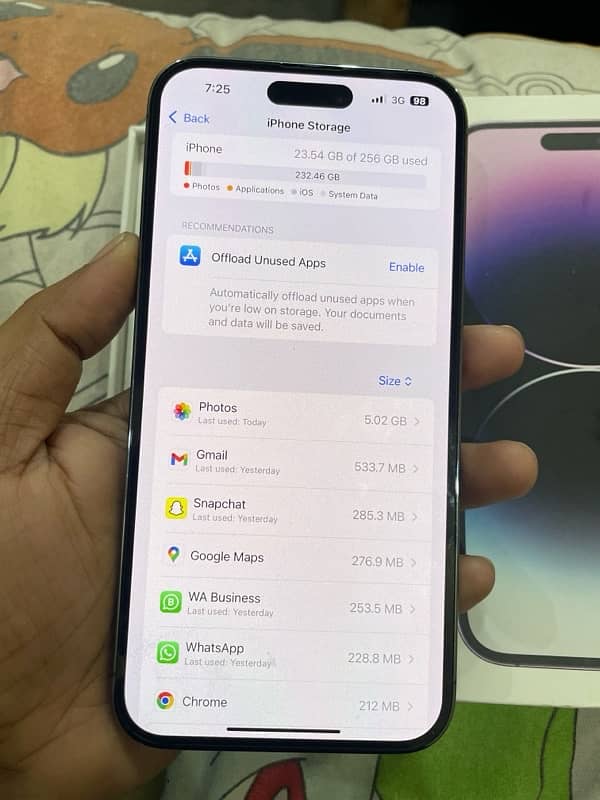 Iphone 14 Pro Max 256 GB PTA Approved 90BH 8