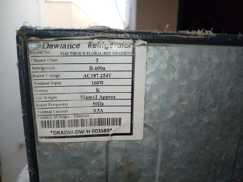 Dawlance fridge for sale 03040471453 WhatsApp number 4