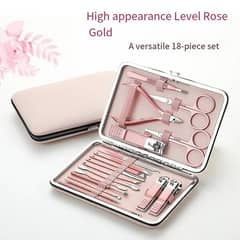 Manicure, Pedicure , Nailcutter Set Stainless Steel 18 Pieces