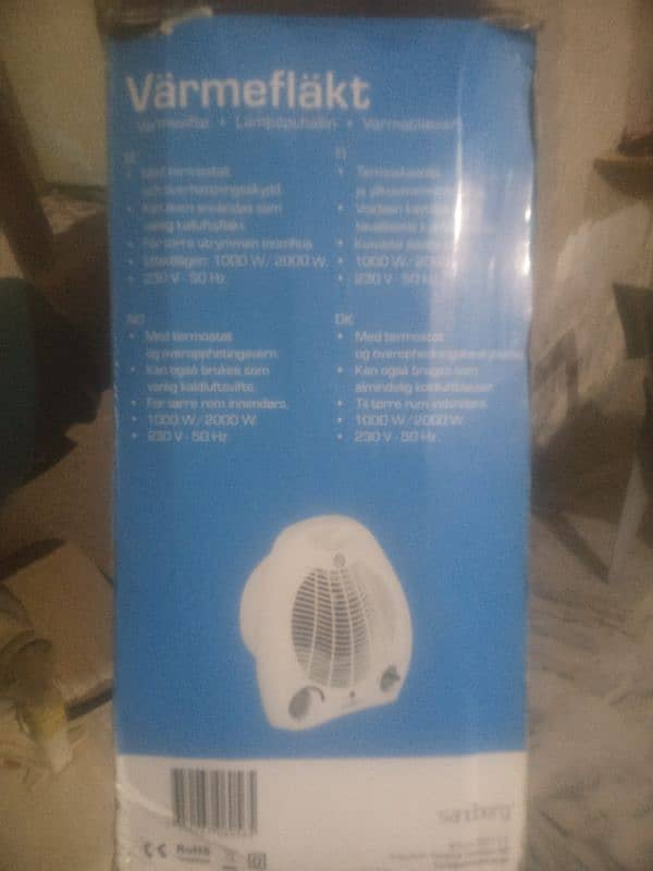 Sandberg Air Heater Good Condition 2