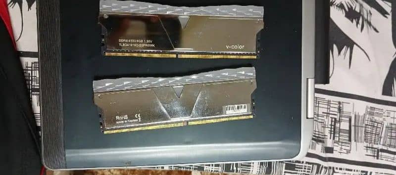 V color 16gb (8x2) DDR4-4133 MHZ cl19 5