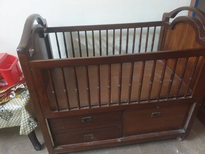 Baby  Cot  .  Pure Wooden made 3