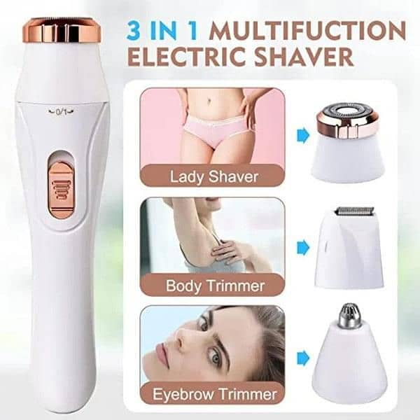 Rechargeable Women's Eyebrow's Hair Trimmer 3