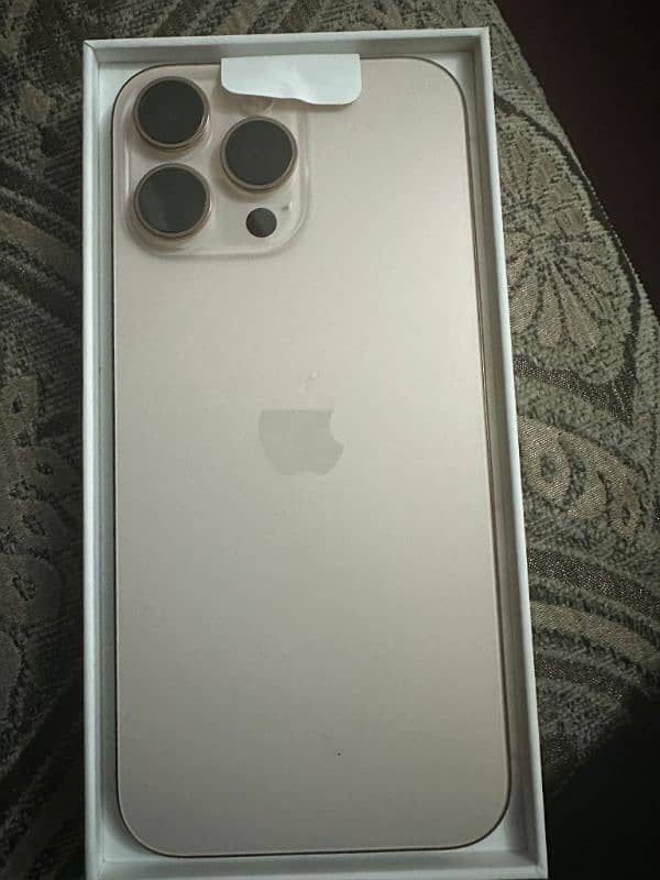 iphone 16 pro max 256gb for sale just box open 0