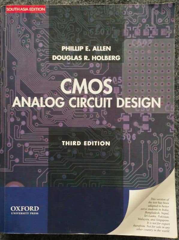 CMOS Analog Circuit Design 3rd Edition 0