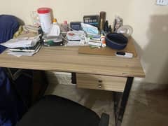 computer table and Rotating chair