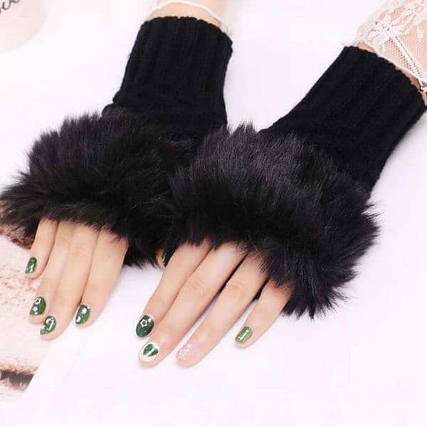 women's fur gloves 1