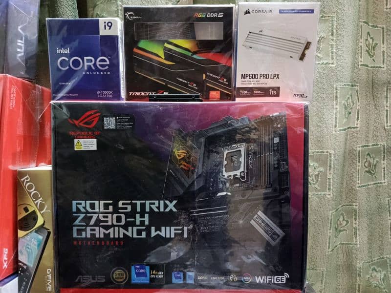 i9 13900k with Rog Strix z790-h Gaming Motherboard 0