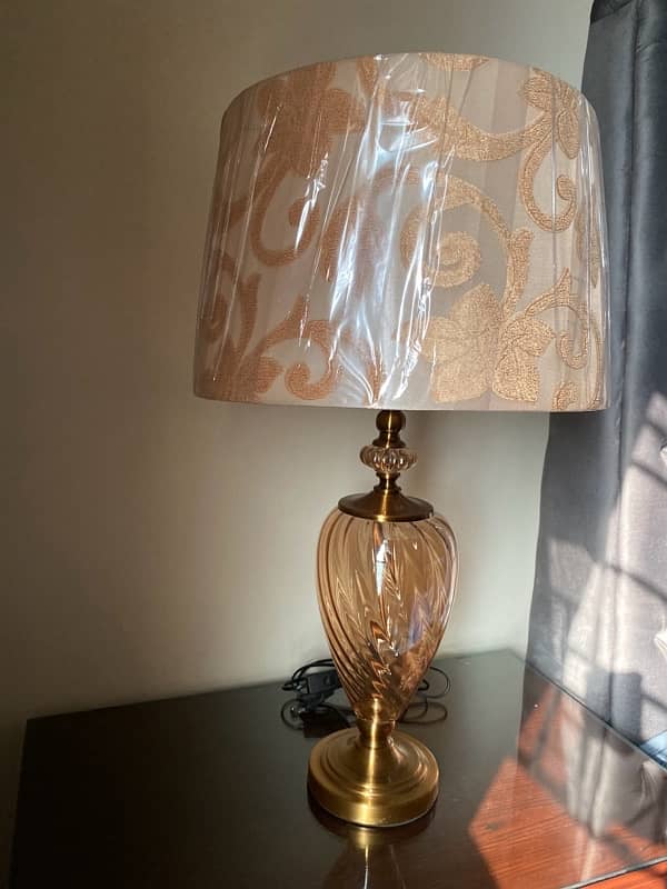 golden metal side table lamps 1