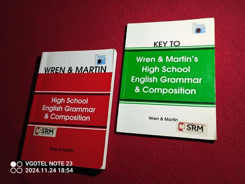 Wren And Martin High School English Grammar And Composition. 1