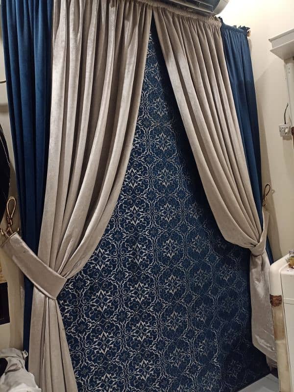 Curtains with blinds 1