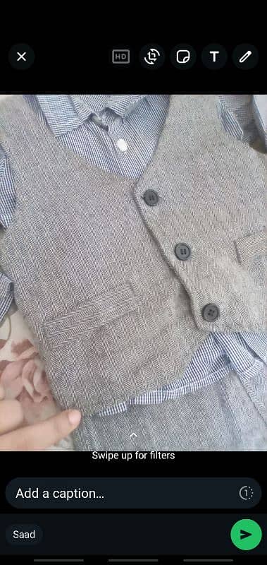 3 piece suit for ur little one 1