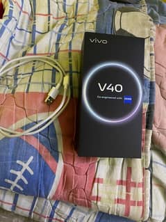 vivo v40 12 /256 white  with 11 month warranty