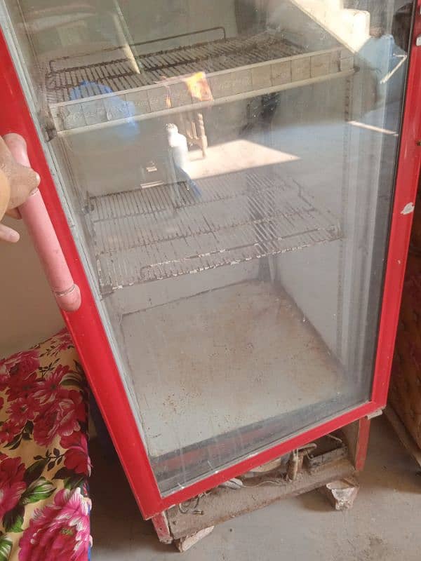 Coca-Cola refrigerator sale original condition gas     Exange Possible 2