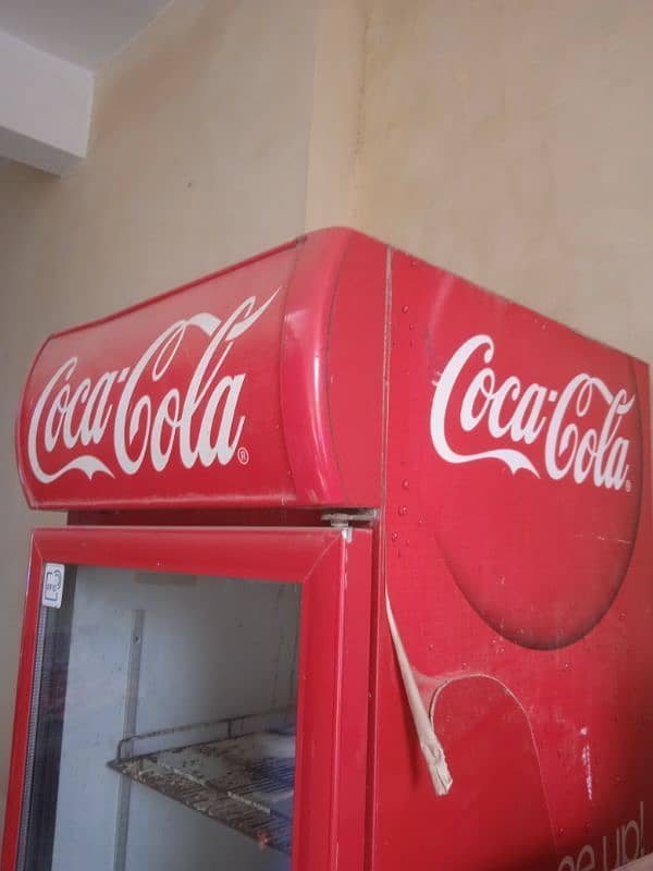 Coca-Cola refrigerator sale original condition gas     Exange Possible 3