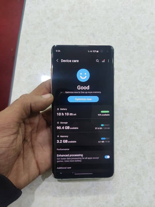 samsung s10 plus 8gb 128gb 9