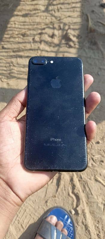 iphone 7+. . . 128 room. black color 2