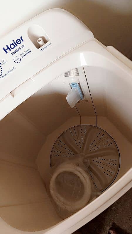 Haier washing machine. 7