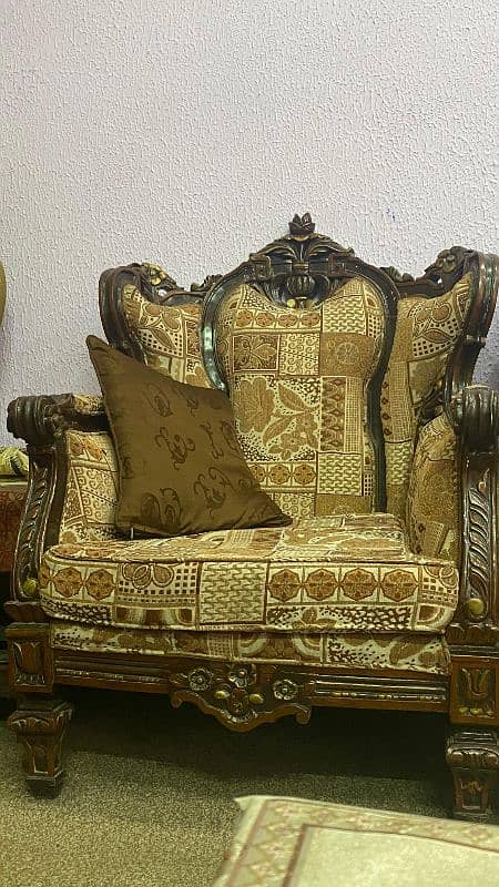 5 seater sofa set of chenyutii wood 1