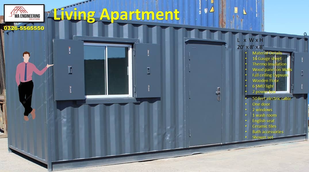 Porta Cabin Portable container Room Offices 14